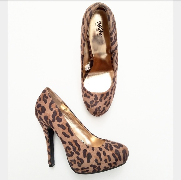 Mossimo Supply Co. Shoes - Brown Leopard Print 4.5in Heels